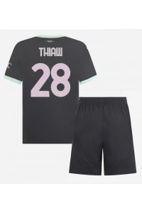 AC Milan Malick Thiaw #28 Babytruitje 3e tenue Kind 2024-25 Korte Mouw (+ Korte broeken)